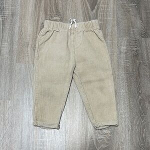 Bon Bebe Beige Corduroy Joggers